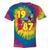 1987 Retro Raised In The 80s Old School Nostalgia Vibes Tie-Dye T-Shirts Rainbow Tie-Dye