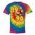 1990 Retro Roller Skate Vintage 90s Nostalgia Collector Tie-Dye T-Shirts Rainbow Tie-Dye