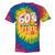 60's Vibe Vintage Nostalgia Mixtape Era 1960s Party Groovy Tie-Dye T-Shirts Rainbow Tie-Dye