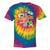 80's Vintage Cassette Tape Nostalgia Mixtape Era 1980s Retro Premium Tri-Blend Tie-Dye T-Shirts Rainbow Tie-Dye