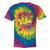 90s Nostalgia Retro Apparel 90'S Vibe Retro Premium Tri-Blend Tie-Dye T-Shirts Rainbow Tie-Dye