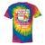 Amusing Wagon Pace Please Be Patient I'm From The 1900s Premium Tie-Dye T-Shirts Rainbow Tie-Dye