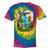 Aqua In The Skies Frutiger Aero Tie-Dye T-Shirts Rainbow Tie-Dye