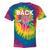Back To The 90's Mixtape Era Nostalgia Retro 1990 90's Style Tie-Dye T-Shirts Rainbow Tie-Dye