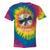Buffering Glitched CD On Fire 2000s Nostalgia Tie-Dye T-Shirts Rainbow Tie-Dye