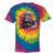 Classic Steam Train Enthusiasts Nostalgia For Train Lovers Tie-Dye T-Shirts Rainbow Tie-Dye