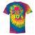 Dad I Love The 80's Retro 80s Nostalgia For Dad Premium Tri-Blend Tie-Dye T-Shirts Rainbow Tie-Dye
