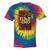 Elder Emo Floral Gothic Vintage Nostalgia Tie-Dye T-Shirts Rainbow Tie-Dye