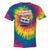 Elder Millennials Embracing 90s Rewind Nostalgia Vibes Tie-Dye T-Shirts Rainbow Tie-Dye