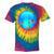 Frutiger Aero Aesthetic Tech Orb Fishes Raglan Baseball Tee Tie-Dye T-Shirts Rainbow Tie-Dye