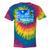 Frutiger Aero Beach Y2k Aesthetic Palm Tree Sand Ocean Tie-Dye T-Shirts Rainbow Tie-Dye
