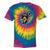 Frutiger Aero Cat Meme Headphone Kitty Cat Lover Tie-Dye T-Shirts Rainbow Tie-Dye