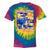Frutiger Aero Retro Vibes Y2K 90's Vibes Tie-Dye T-Shirts Rainbow Tie-Dye