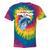 Frutiger Aero Splashy Dolphin Y2k Aesthetic Graphic Premium Tie-Dye T-Shirts Rainbow Tie-Dye