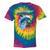 Frutiger Aero Splashy Dolphin Y2k Aesthetic Graphic Tie-Dye T-Shirts Rainbow Tie-Dye