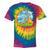 Frutiger Aero Y2K Fashion Trends Statement Piece Tech Orange Premium Tie-Dye T-Shirts Rainbow Tie-Dye