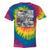 Frutiger Aero Y2K Old School Retro Vibes Tie-Dye T-Shirts Rainbow Tie-Dye