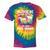 Heartwarming Wagon Please Be Patient I'm From The 1900s Premium Tie-Dye T-Shirts Rainbow Tie-Dye