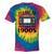 Over The Hill Please Be Patient I'm From The 1900s VHS Tie-Dye T-Shirts Rainbow Tie-Dye