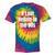 If Lost Return To The 90s Retro Throwback Nostalgia Apparel Tie-Dye T-Shirts Rainbow Tie-Dye