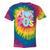 I Love 70's Retro Style Nostalgia Vibe 1970's Party Premium Tri-Blend Tie-Dye T-Shirts Rainbow Tie-Dye