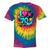 I Love The 70s Vintage Cassette Roller Vinyl Nostalgia 70s Tie-Dye T-Shirts Rainbow Tie-Dye