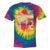 I Love 90's Music Retro Style Nostalgia Cassette 1990s Party Premium Tri-Blend Tie-Dye T-Shirts Rainbow Tie-Dye