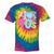 I Love 90's Retro Style Nostalgia Vibe 1990's Party Tie-Dye T-Shirts Rainbow Tie-Dye