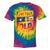 Im This Old Retro 80s 90s VHS Cassette Floppy Disk Nostalgia Tie-Dye T-Shirts Rainbow Tie-Dye