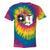 Old School Dad OG Hip Hop Head Vinyl Retro 80s90s Nostalgia Tie-Dye T-Shirts Rainbow Tie-Dye