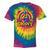 Peace Sign Groovy Vibes Costume Nostalgia Tie Dye Fashion Tie-Dye T-Shirts Rainbow Tie-Dye