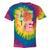 Peace Sign Love Groovy Vibes Costume Nostalgia 1980s Fashion Tie-Dye T-Shirts Rainbow Tie-Dye