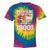 Please Be Patient I'm From The 1900s Over The Hill Premium Tri-Blend Tie-Dye T-Shirts Rainbow Tie-Dye