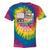 Please Be Patient With Me I'm From The 1900s Retired Fathers Premium Tie-Dye T-Shirts Rainbow Tie-Dye