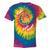 Pluto Never Forget Space Nostalgia Planetary Humor Tie-Dye T-Shirts Rainbow Tie-Dye