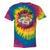 Raised On 90's Country Music Lover Nostalgia Retro Vibe Tie-Dye T-Shirts Rainbow Tie-Dye
