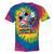 Rare Aesthetic Retro Nostalgia Y2K Vibes Tie-Dye T-Shirts Rainbow Tie-Dye