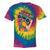 Retro 90s Boombox Nostalgia Party For Music Lovers Men Women Tie-Dye T-Shirts Rainbow Tie-Dye