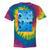 Trippy Weirdcore Frutiger Aero Surreal Eyeballs Y2K Tie-Dye T-Shirts Rainbow Tie-Dye