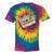 Vintage Cassette Tape And Pencil Nostalgia Party 70s 80s 90s Premium Tie-Dye T-Shirts Rainbow Tie-Dye