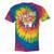 Vintage Hot Rods USA Forever Classic Car Nostalgia Tie-Dye T-Shirts Rainbow Tie-Dye