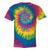Vintage Racing Automotive Nostalgia Distressed Car Premium Tri-Blend Tie-Dye T-Shirts Rainbow Tie-Dye