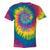 Vintage Racing Automotive Nostalgia Distressed Car Tie-Dye T-Shirts Rainbow Tie-Dye