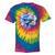 Women's Frutiger Aero Y2K Fish Tie-Dye T-Shirts Rainbow Tie-Dye