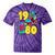 1980 Retro Raised In The 80s Old School Nostalgia Vibes Tie-Dye T-Shirts Purple Tie-Dye