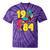 1984 Retro Raised In The 80s Old School Nostalgia Vibes Tie-Dye T-Shirts Purple Tie-Dye