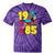 1985 Retro Raised In The 80s Old School Nostalgia Vibes Tie-Dye T-Shirts Purple Tie-Dye