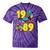 1989 Retro Raised In The 80s Old School Nostalgia Vibes Tie-Dye T-Shirts Purple Tie-Dye