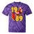 1989 Retro Roller Skate Vintage 80s Nostalgia Collector Tie-Dye T-Shirts Purple Tie-Dye