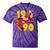 1990 Retro Roller Skate Vintage 90s Nostalgia Collector Tie-Dye T-Shirts Purple Tie-Dye